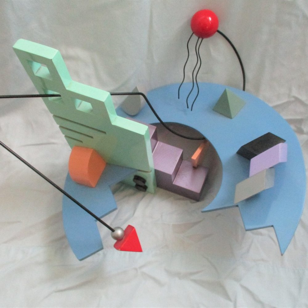 Signed 1980s BOB STIMMEL URBAN REVERIE Modern Sculpture Art Abstract - Picture 4 of 8